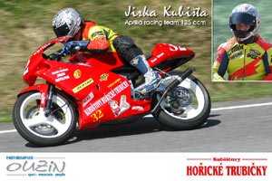 Motocyklový závodník Jiří Kubišta